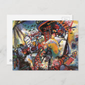 Kandinsky Moscow I Cityscape Abstrakte Malerei Postkarte (Vorne/Hinten)
