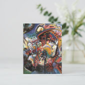 Kandinsky Moscow I Cityscape Abstrakte Malerei Postkarte (Stehend Vorderseite)