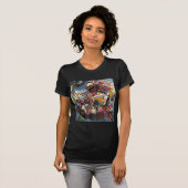 Kandinsky Moscow I Cityscape Abstrakte Malerei T-Shirt (Vorne ganz)