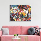 Kandinsky Moscow I Concept Abstrakt Painting Leinwanddruck (Insitu (Wohnzimmer))