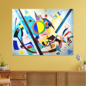 KANDINSKY - MULTICOLORED CIRCLE - 1921 - Bauhaus - Leinwanddruck (Insitu (Wohnzimmer))