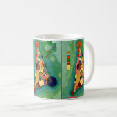 Kandinsky - Multicolored Triangle Kaffeetasse (VorderseiteRechts)