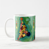 Kandinsky - Multicolored Triangle Kaffeetasse (Links)
