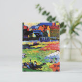 Kandinsky - München-Schwabing-Malerei Postkarte (Stehend Vorderseite)