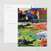 Kandinsky - München-Schwabing-Malerei Postkarte (Vorne/Hinten)