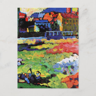Kandinsky - München-Schwabing-Malerei Postkarte