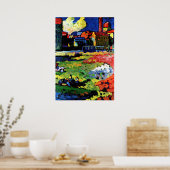Kandinsky - München-Schwabing mit St. Kirche Poster (Küche)