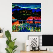 Kandinsky - Murnau am Staffelsee Poster (Heimbüro)