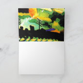 Kandinsky - Murnau Bahn und Schloss Karte (Innenseite)