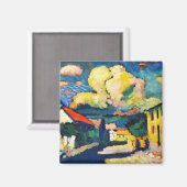 Kandinsky - Murnau, Dorfstrasse Magnet (Vorderseite/Rückseite)
