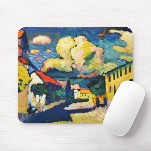 Kandinsky - Murnau, Dorfstrasse Mousepad (Mit Mouse)