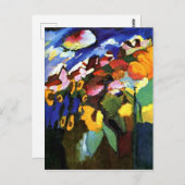 Kandinsky - Murnau Garden, Postkarte (Vorne/Hinten)