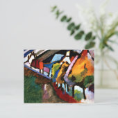 Kandinsky - Murnau, Schloss und Kirche Postkarte (Stehend Vorderseite)