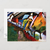 Kandinsky - Murnau, Schloss und Kirche Postkarte (Vorne/Hinten)