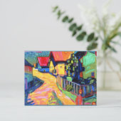 Kandinsky - Murnau Street with Women, 1908 Artwork Postkarte (Stehend Vorderseite)