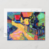 Kandinsky - Murnau Street with Women, 1908 Artwork Postkarte (Vorne/Hinten)