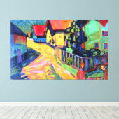 Kandinsky - Murnau Street with Women, 1908, Leinwanddruck (Insitu (Holzboden))