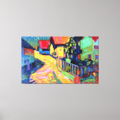 Kandinsky - Murnau Street with Women, 1908, Leinwanddruck (Vorderseite)