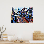 Kandinsky - Murnau - Untermarkt Poster (Küche)