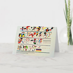 Kandinsky - Nachfolge, berühmte Kunstwerke, Karte