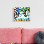 Kandinsky - Nina Kandinsky in Akhtyrka Leinwanddruck (Insitu (Wohnzimmer))