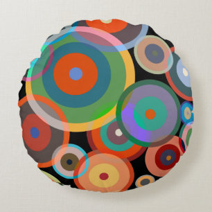 Kandinsky Nr. 4 Rundes Kissen