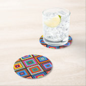 Kandinsky Nr. 52 Runder Pappuntersetzer (Vor Ort)