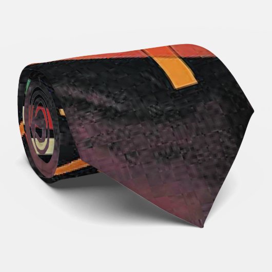 Kandinsky - oben und Links, Krawatte (Gerollt)