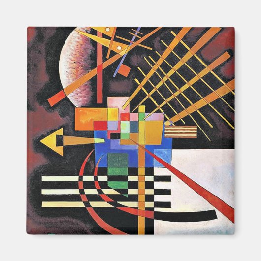 Kandinsky - Oben und Links, Magnet (Vorne)