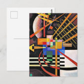 Kandinsky - Oben und Links, Postkarte (Vorne/Hinten)
