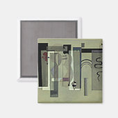 Kandinsky - Oberflächenversammlungen, abstrakte Ku Magnet (Vorderseite/Rückseite)