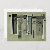 Kandinsky - Oberflächenversammlungen, abstrakte Ku Postkarte (Vorne/Hinten)