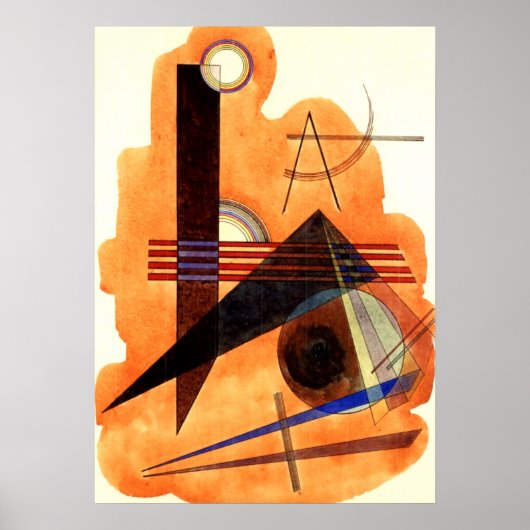 Kandinsky - Obstinate Brown Poster (Vorne)