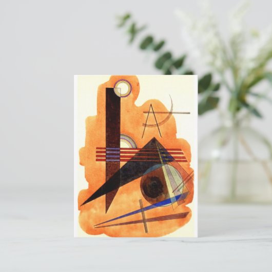 Kandinsky - Obstinate Brown Postkarte (Stehend Vorderseite)