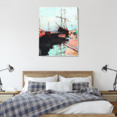 Kandinsky - Odessa Port Leinwanddruck (Insitu (Schlafzimmer))