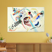 KANDINSKY - ON WHITE (I) - Comp. 224 - 1920 - Leinwanddruck (Insitu (Wohnzimmer))