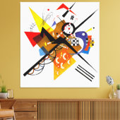 KANDINSKY - ON WHITE II -1923 - Bauhaus Leinwanddruck (Insitu (Wohnzimmer))