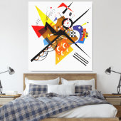 KANDINSKY - ON WHITE II -1923 - Bauhaus Leinwanddruck (Insitu (Schlafzimmer))
