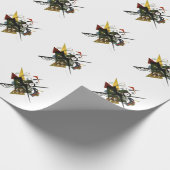 Kandinsky on White II - Abstrakte expressionistisc Geschenkpapier (Ecke)