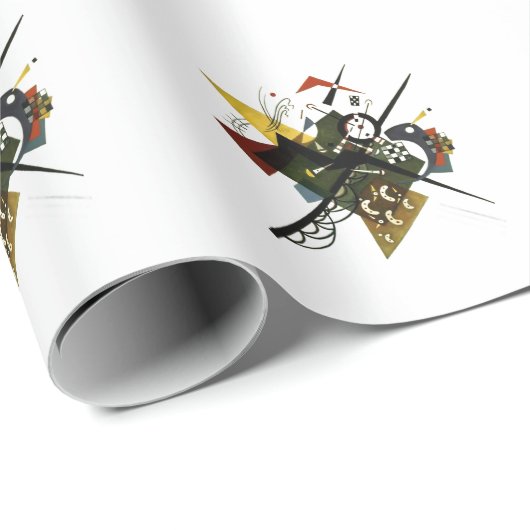 Kandinsky on White II - Abstrakte expressionistisc Geschenkpapier (Rolleneckpunkt)