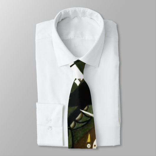 Kandinsky on White II - Abstrakte expressionistisc Krawatte (Gebunden)