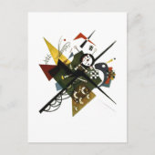 Kandinsky on White II - Abstrakte expressionistisc Postkarte (Vorderseite)