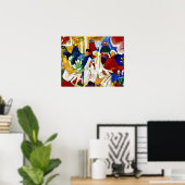 Kandinsky - Orientalisch Poster (Heimbüro)