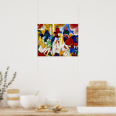Kandinsky - Orientalisch Poster (Küche)
