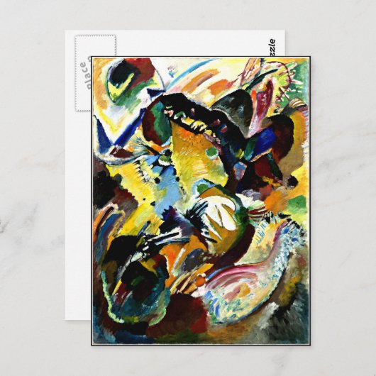 Kandinsky - Panel für Edwin R. Campbell, Nr. 2 Postkarte (Vorne/Hinten)