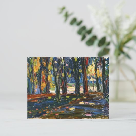 Kandinsky - Park der St. Cloud, Herbst II Postkarte (Stehend Vorderseite)