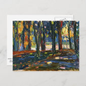 Kandinsky - Park der St. Cloud, Herbst II Postkarte (Vorne/Hinten)