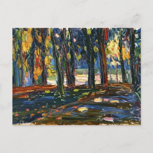 Kandinsky - Park der St. Cloud, Herbst II Postkarte (Vorderseite)