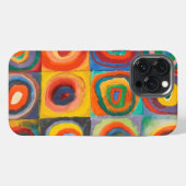 Kandinsky-Platz-Kreis iPhone Hülle (Rückseite (Horizontal))