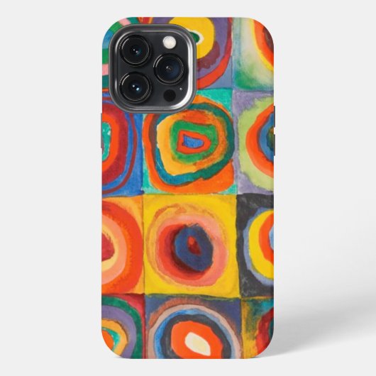 Kandinsky-Platz-Kreis iPhone Hülle (Rückseite)